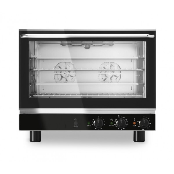 Electric convection oven with humidifier and grill MDLR for pastry Drop down door Model BERU464S