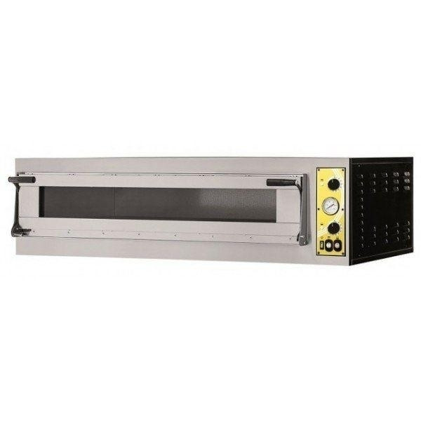 Electric mechanical pizza oven PF 1 cooking chamber N. Pizzas 9 (Ø cm 35) o N.5 Trays 60X40 Model MIZAR 9 GLASS