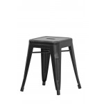 Indoor stool TESR Powder coated metal frame, antique look. Model 1832-BS18