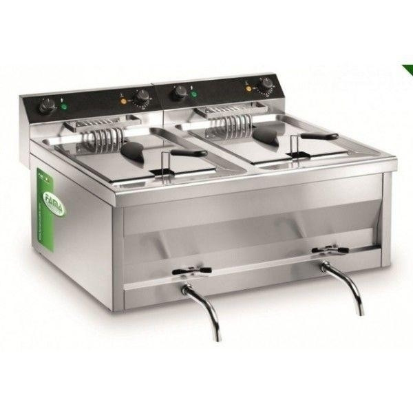 Electric fryer Countertop Model MFR212R with tap Power 9000x2 Watt