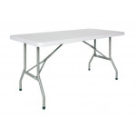 Indoor table TESR Powder coated metal frame Polyethylene top Model 945-Z183C