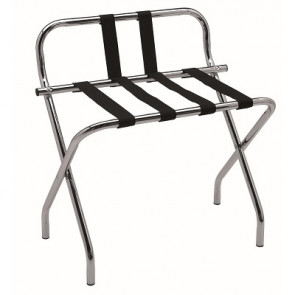 Chromed Steel Case Holder with Side STK, Only packs of two Diameter 25mm, PVC straps Model RV Chrome/S