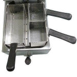 Electric pasta cooker Model PASTI' 8  4 baskets, tank capacity lt 6 Watts power 3000