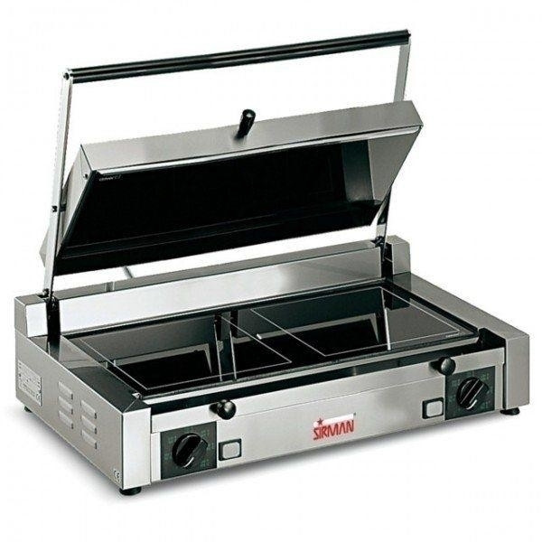 Glass-ceramic panini grill Model PDVU double glass ceramic surfaces Power watt 3000 Useful surface mm 560x290