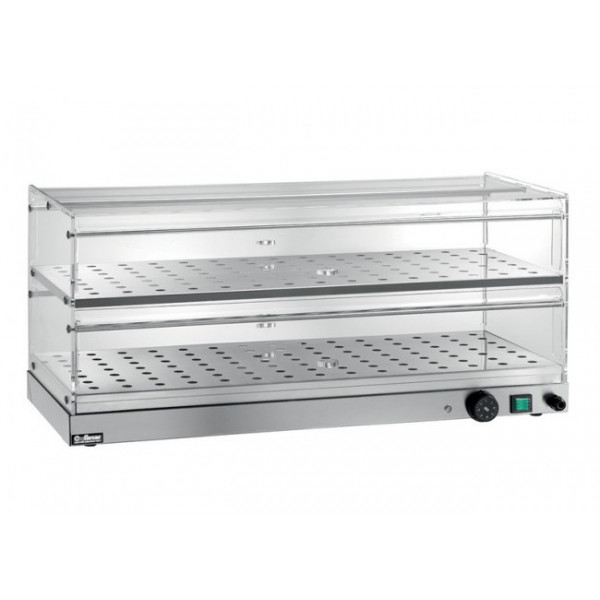 Heated display Model VBR4756 countertop Two shelves