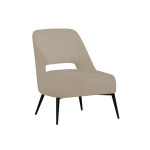 Indoor armchair TESR Powder coated metal frame, fabric leather Model 1616-T0P9