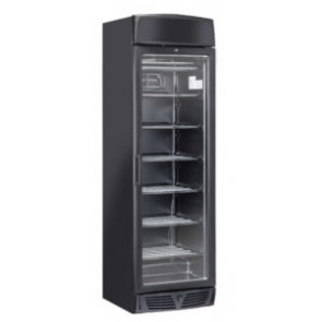 Refrigerated cabinet Modell TNG390CB BLACK with advertising panel