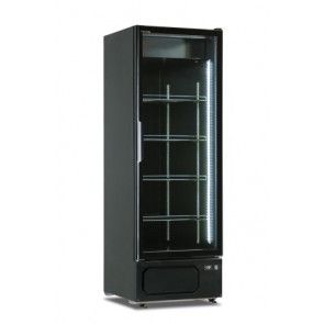 No frost multideck freezer. Negative temperature. Model MILANO 630 BT BLK 1 glass door