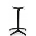 Outdoor base TESR Base in polypropylene with fiberglass, aluminium column, stackable frame with adjustable feet. Model 185-F4