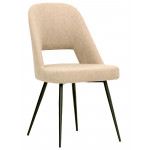 Indoor chair TESR Powder coated metal frame, fabric or synthetic leather covering. Model 1615-TOP8