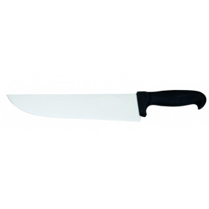 Bergamo Knife.Tempered AISI 420 stainless steel blade with conical sharpening, satin finish. Handle in rubberized non-toxic material, anti-slip and dishwasher safe. Model CLD12