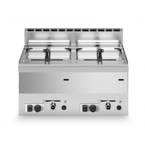 Gas fryer 2 tanks MDLR Model F6060FRGV2V8T