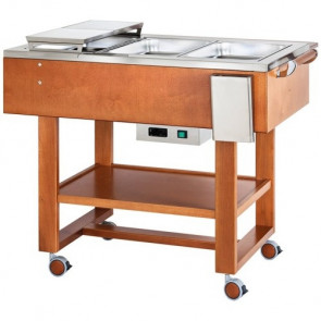 Heated trolley Model CL2770N for boiled and roasted meats Various colours
