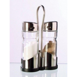 Salt and pepper Set 2 pz Stainless steel Model SPSP2