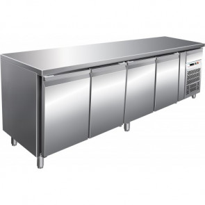 Refrigerated gastronomy counter four doors Model GN4100TN GN1/1 ventilated
