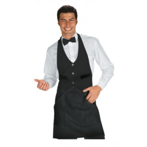 Unisex Garcon apron 100% Polyester black Model 037001