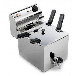 Electric pasta cooker Model PASTI' 8  4 baskets, tank capacity lt 6 Watts power 3000