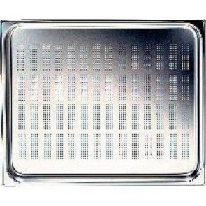 Perforated stainles steel gastronorm container 18/10 AISI 304 GN 2/1 Model BF2104000