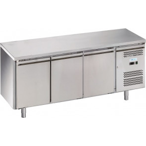 Refrigerated counter three doors Stainless steel AISI 201 ForCold  GN1/1 (cm 53 x 32,5) ventilated Model G-SNACK3200TN-FC