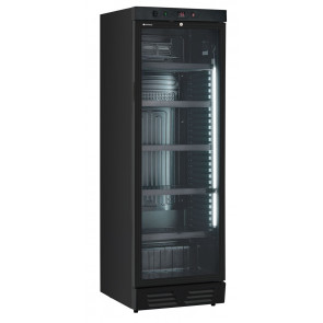 Refrigerated cabinet Model EKG390VG BLK with glass door