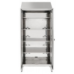 Storage cabinet made of stainless steel 430 IXP n.2 hinged doors Model 69404430