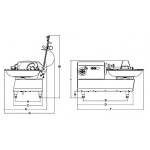 Horizontal Cutter Model Katana 6 Blades:n.2 r.p.m. 1.440