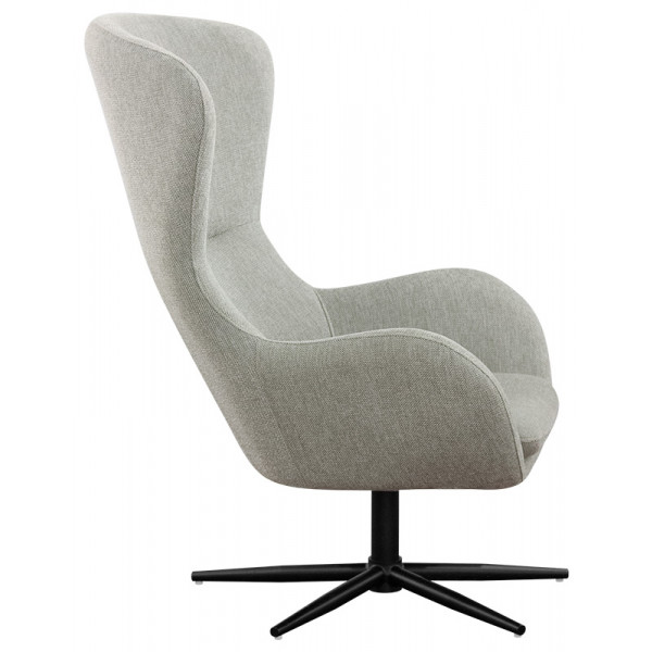 Indoor armchair TESR Powder coated metal frame, fabric covering Model 050-DA2