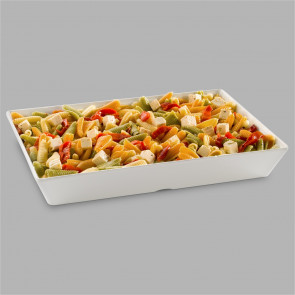 Rectangular buffet tray in melamine Model MPV22038