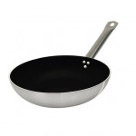 Flared frying pan 2ply induction non-stick peek aluminium/steel Model1400