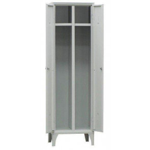 Space saving changing room locker FAS made of steel sheet Thickness 6/10 N.2 Compartments N.2 independent doors Card holder Model H060Q1802A