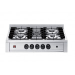 5 burner gas cooker Model EKP 96 Nominal thermal capacity of the hob 14,3 Kw