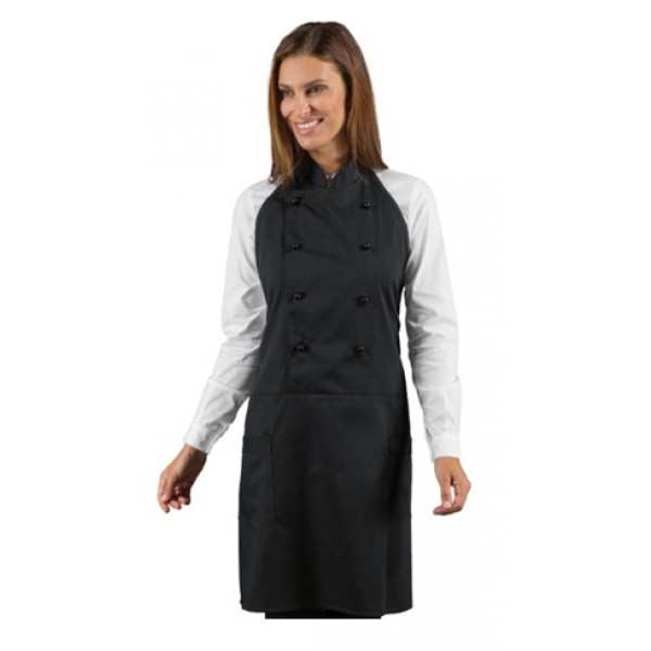 Unisex ASSUAN apron 65% Polyester 35% Cotton Black Model 037301