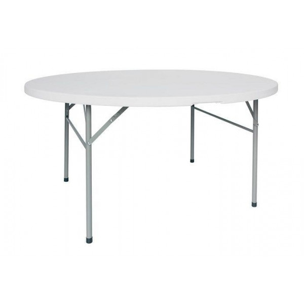 Indoor table TESR Foldable powder coated metal frame Polyethylene foldable top Model 1950-Z120