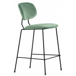 Indoor stool TESR Powder coated metal frame Velvet covering Model 081-FR26 DIFFERENT COLOURS