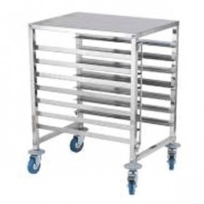 Stainless steel trolley with shelf 60X40 SR Model 75056407