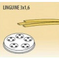 Mould Linguine 3x1,6 for fresh pasta machine Model MPF8
