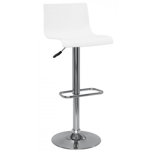 Indoor stool TESR Chromed metal frame Polypropylene shell Model 933-K08