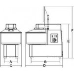 Spiral pizza mixer Model HERCULES 5 Dough capacity 4kg