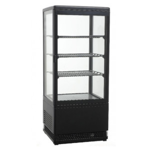 Ventilated refrigerated display\drinks display Model VRN78NERA Glass door