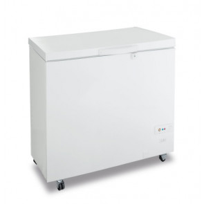 Static chest freezer with solid hinged lids Model FR400PSK