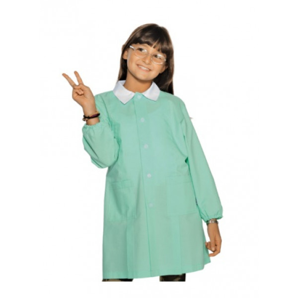 Pollicino Pinafore 65% Polyester  35% Cotton LIGHT FREEN available in different sizes Model 000229