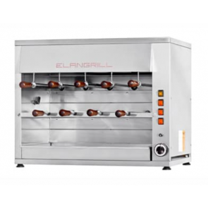 Electric Churrasco rotisserie ENG Model ChurrascoCM9E N.9 stainless steel swords