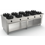 Wok range CI N.10 burners Burners power to choose Model RisCu083