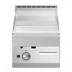 Gas fry top chromed smooth plate MDLR Model F7040FTGCLT