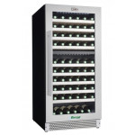Ventilated wine cooler Model VI120D for 65 bottles