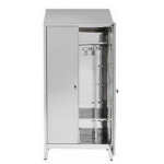 Changing room locker made of stainless steel 430 IXP N.2 COMPARTMENTS N.2 hinged doors Model S50694.02430