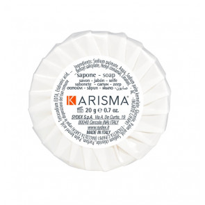 Round vegetable soap in plissè STK Karisma Box of 500 pieces Model KRSP20PL