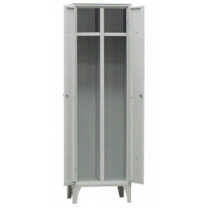 Space saving changing room locker FAS made of steel sheet Thickness 6/10 N.2 Compartments N.2 independent doors Card holder Model H050Q1802A