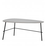 Indoor table TESR Powder coated metal frame, painted MDF top  Model 1678-SE10