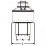 Spiral pizza mixer Model HERCULES 50 TA Lifting head Dough capacity 44 kg